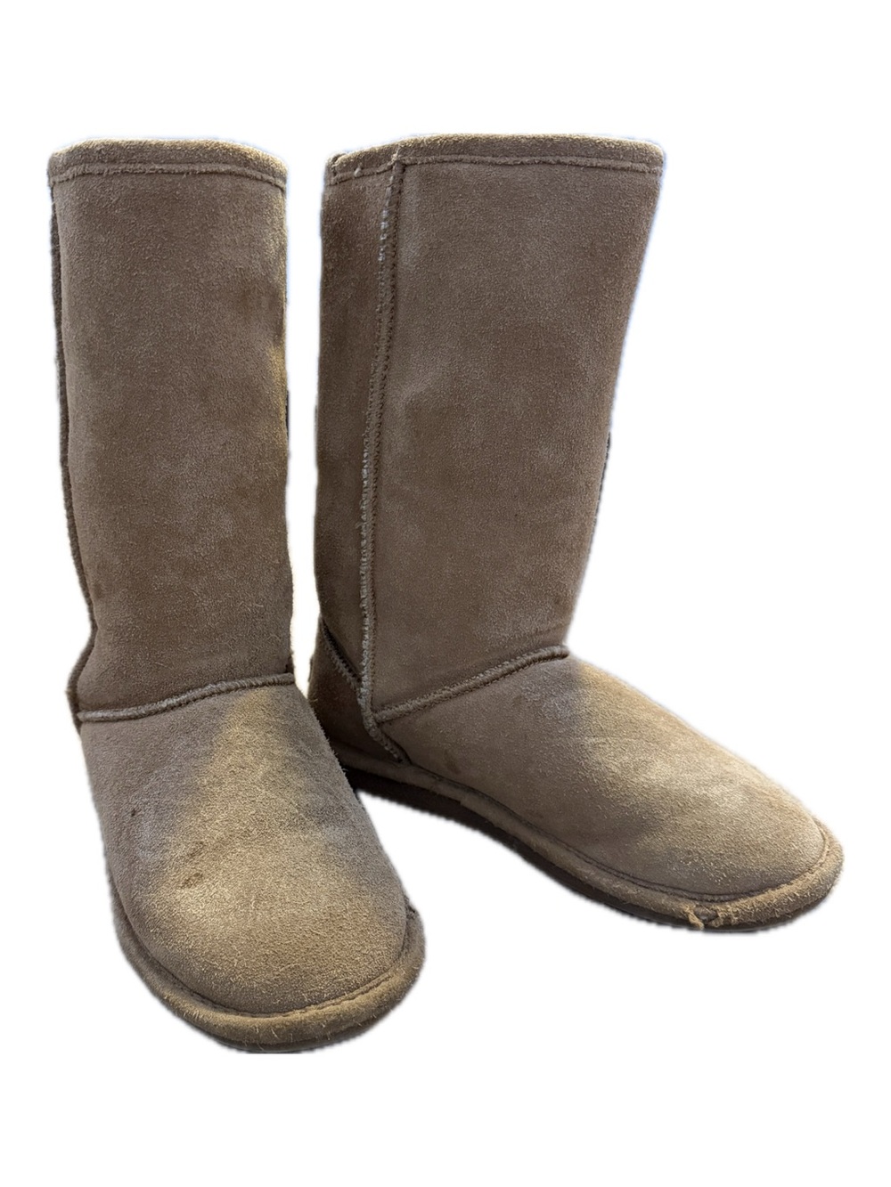 Bjorndal Kids Tan Boots (size 4, girls) Faux Fur Lined for comfort